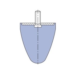 Silentblock progresivo macho D