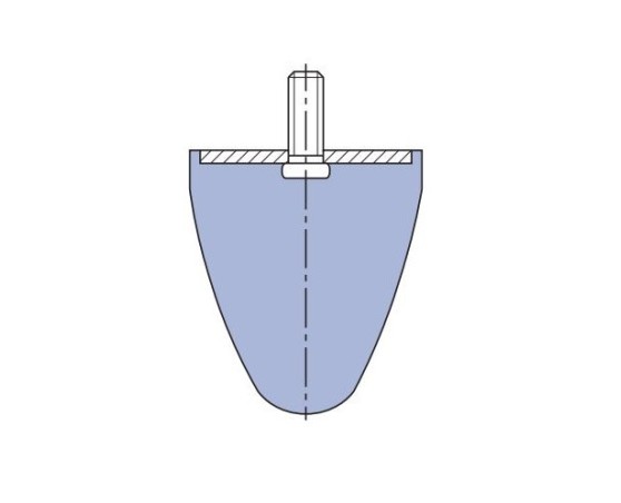 Silentblock progresivo macho D