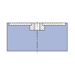 Silemblock cilíndrico hembra E