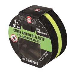 Cinta adhesiva antideslizante banda luminiscente
