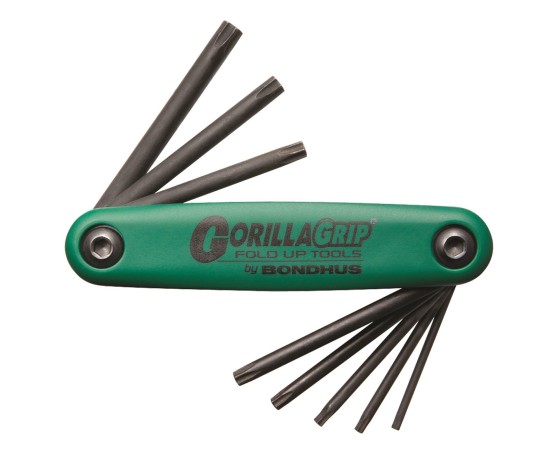Navaja GorillaGrip llaves TORX inviolable Bondhus ProGuard