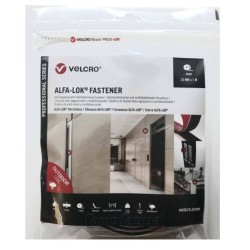 Velcro negro Alfa Lock