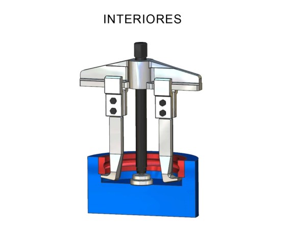 Extractor 2 patas 2741 autocenttrante (80x 80mm) FORZA - Ferretería  Campollano