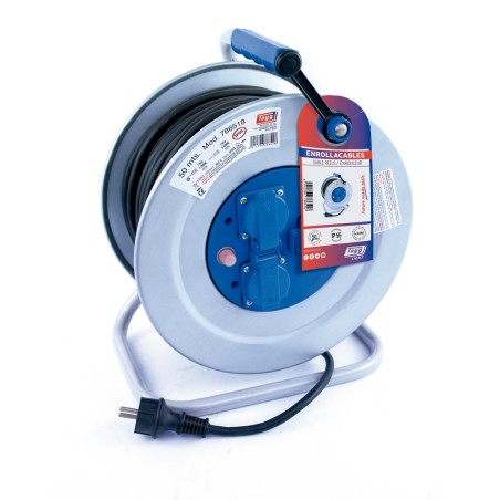 Enrollador eléctrico Tayg extensible 50m 4000W IP55