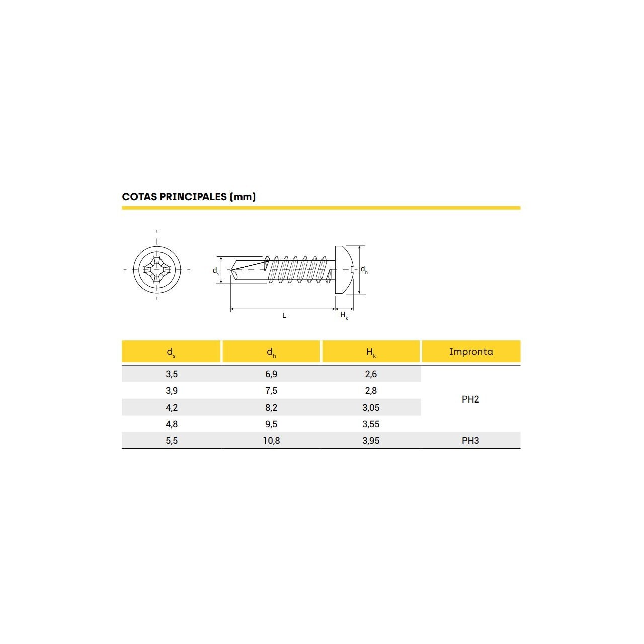 Tornillo autotaladrante CELO DIN-7504N cincado