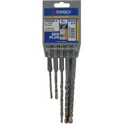 Juego de brocas SDS 5 piezas Tivoly