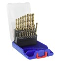 Juego de brocas DIN-338 cilíndrica HSSE5 TC Cobalto 19pcs