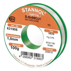 Rollo de estaño 1mm para soldadura Sn99Cu1