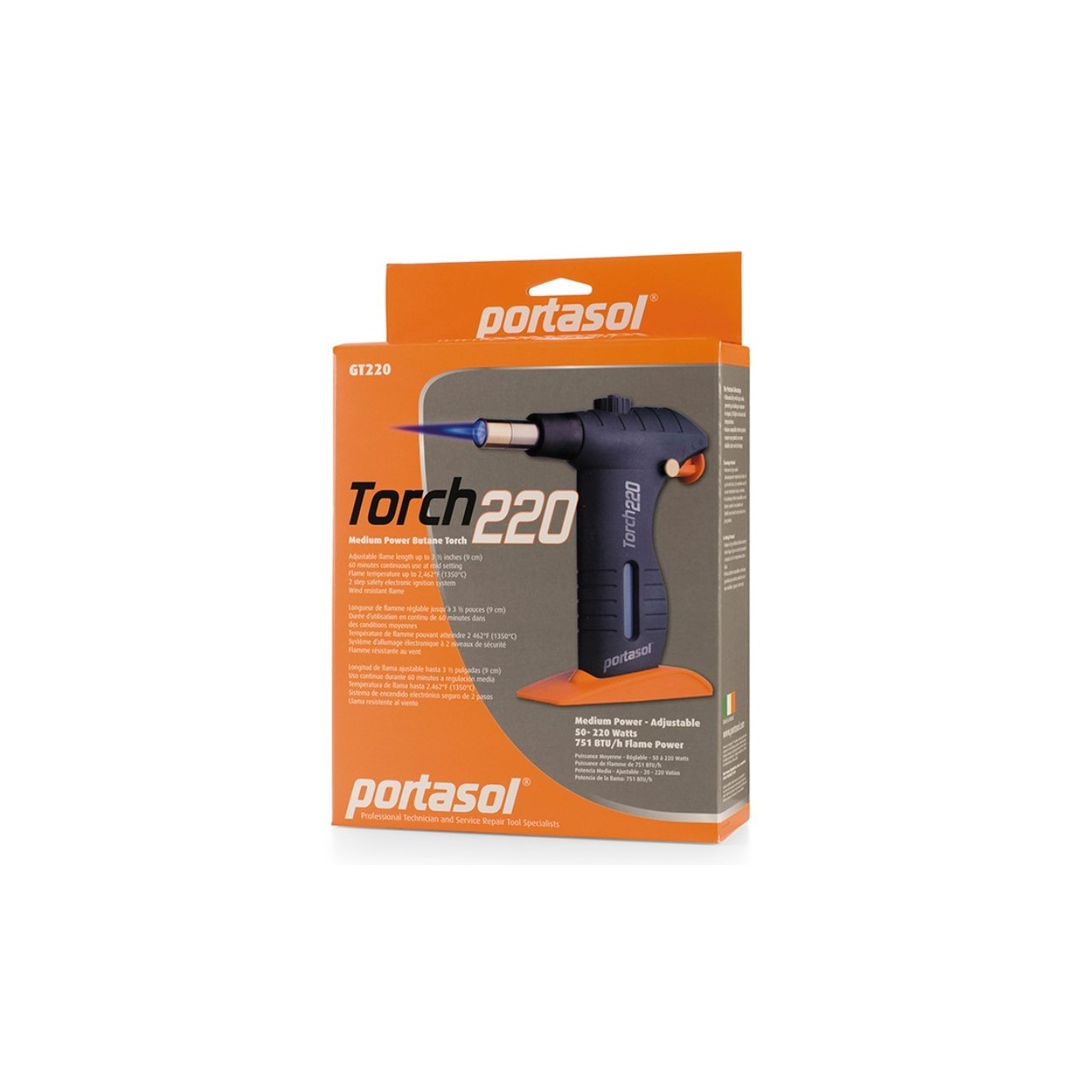 Soldador de gas tipo antorcha Portasol Torch 220W Soldador de gas tipo antorcha Portasol Torch 220W