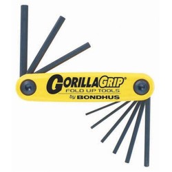 Navaja GorillaGrip 9 llaves allen pulgadas Bondhus ProGuard