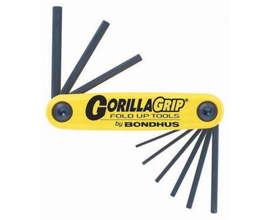 Navaja GorillaGrip 9 llaves allen pulgadas Bondhus ProGuard