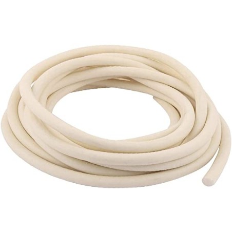 Cordón redondo EPDM esponjoso beige
