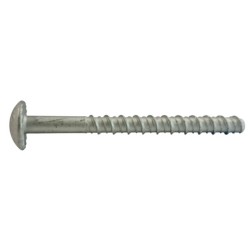 Tornillo directo hormigón acero laminado cabeza redonda