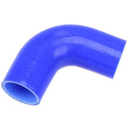 Manguito - codo silicona azul
