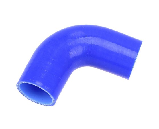 Manguito - codo silicona azul