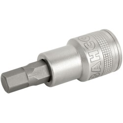 Llave de vaso 1/2" Bahco punta hexagonal