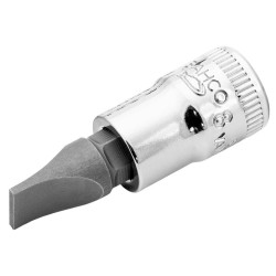 Llave de vaso 1/4" Bahco punta plana