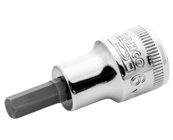  Llave de vaso 1/4" Bahco punta hexagonal