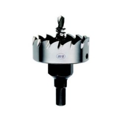 Corona perforadora HSS reafilable rompevirutas