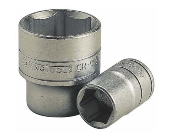 Llave de vaso 1/2" Tengtools hexagonal