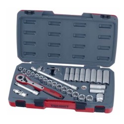 Juego de llaves de vaso 1/2" 34 pcs Tengtools T1234