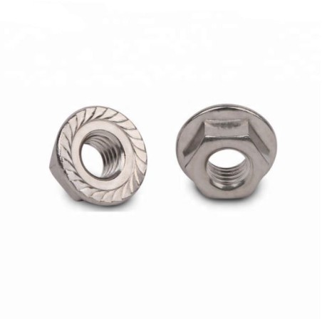 Tuerca hexagonal con brida 8 DIN 6923