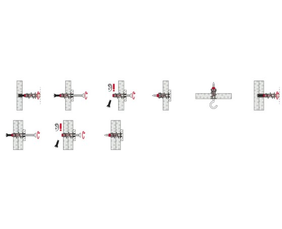 Taco pladur Fisher DuoBlade + Tornillos