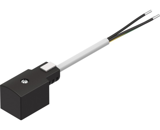 Conector Festo zocalo con cable KMF-1-24DC-5-LED
