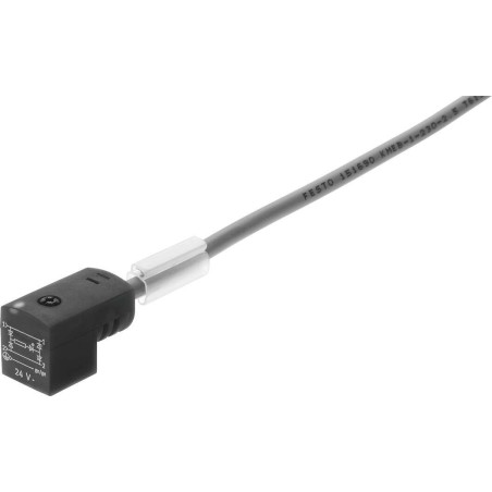 Conector zócalo con cable KME-1-24-2.5-LED Festo