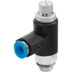 Válvula de estrangulación y antirretorno GRLA-QS-RS-B