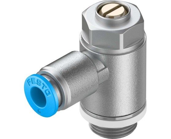 Válvula de estrangulación y antirretorno GRLA-1/4-QS-6-D