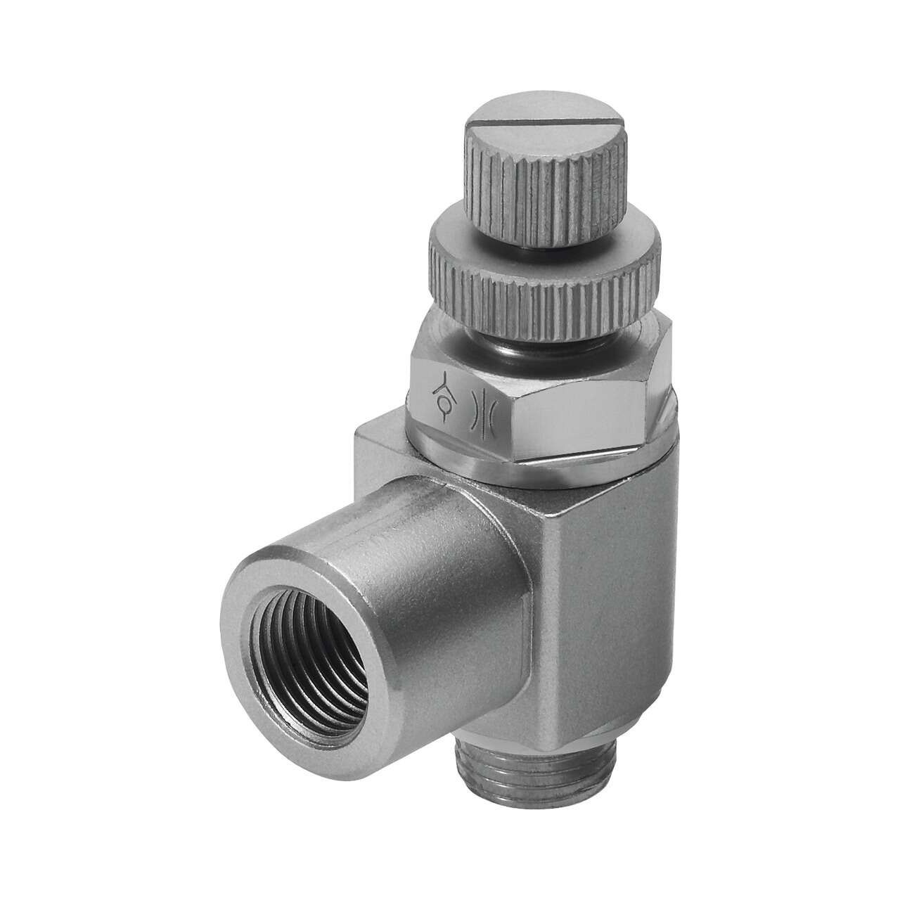 Válvula de estrangulación y antirretorno GRLA-1/8-RS-B