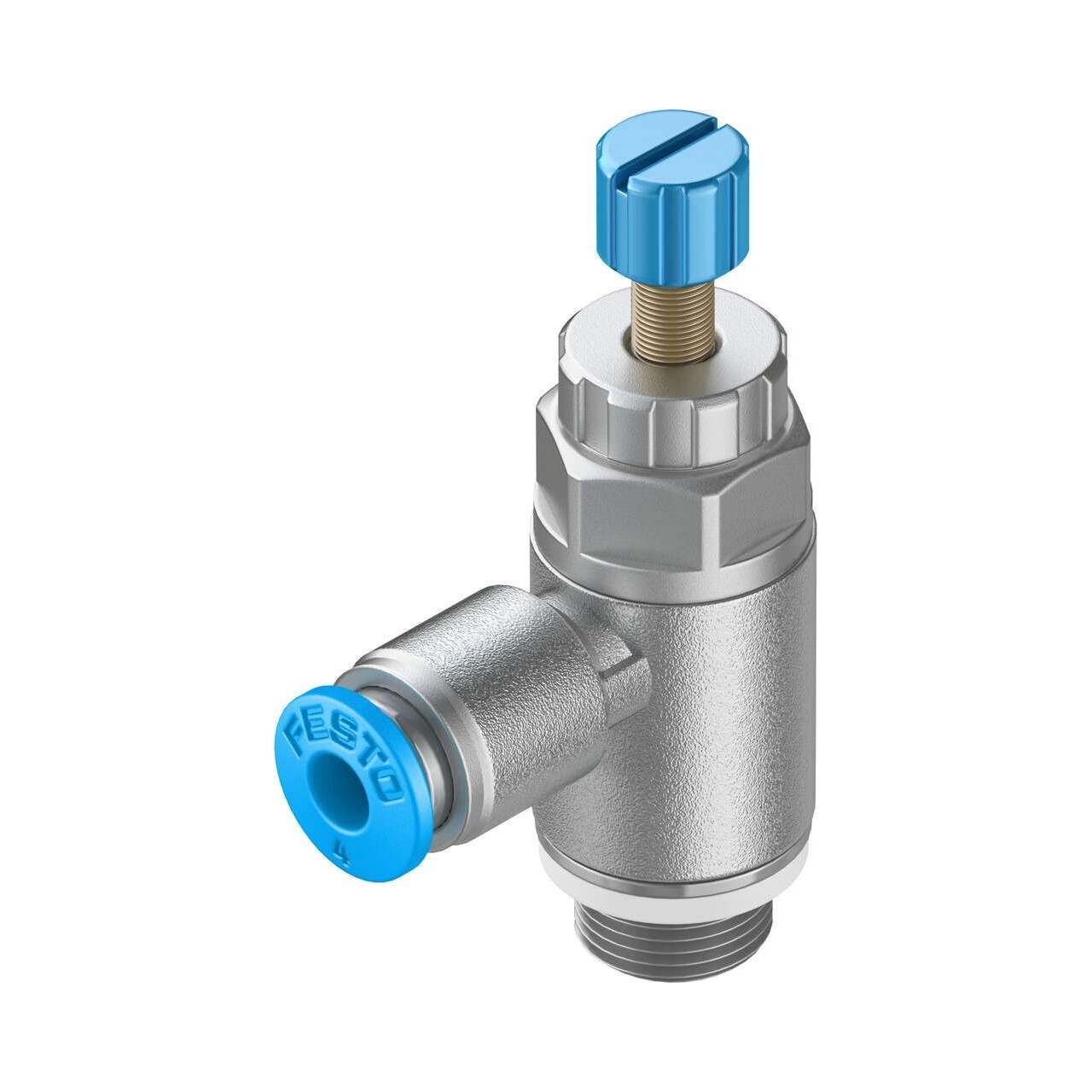 Válvula de estrangulación y antirretorno GRLA-1/8-QS-4-RS-D