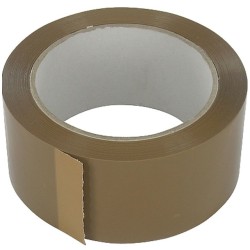 Cinta adhesiva PVC 48x66mm marrón