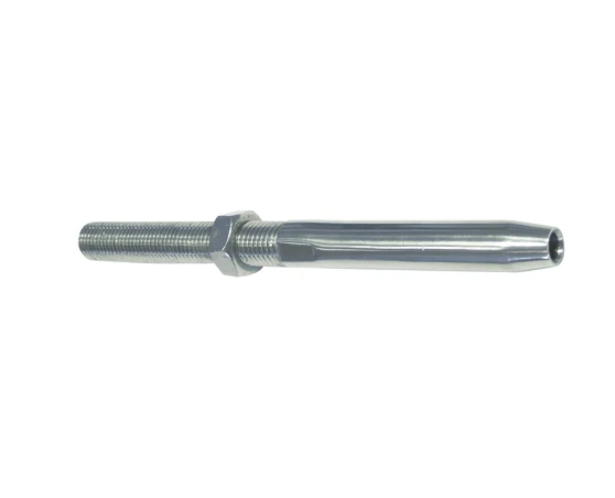 Terminal prensable rosca izquierda inoxidable A4