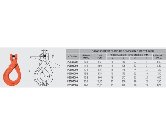 Ficha técnica GseguridadC Ficha técnica GseguridadC