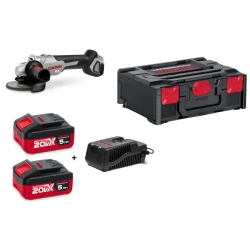 Kit Amoladora batería Ø125 Crown 20V 10Ah