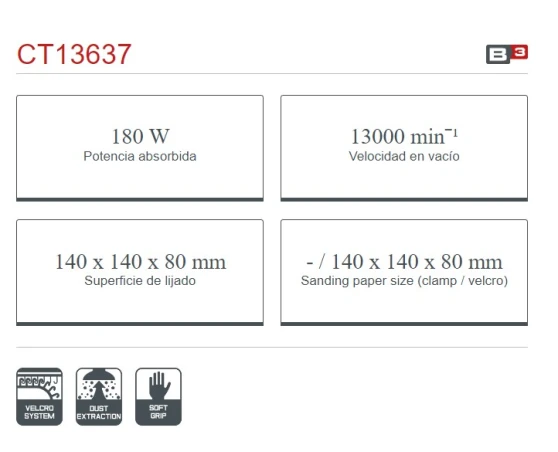 Lijadora orbital delta eléctrica Crown 180W Lijadora orbital delta eléctrica Crown 180W