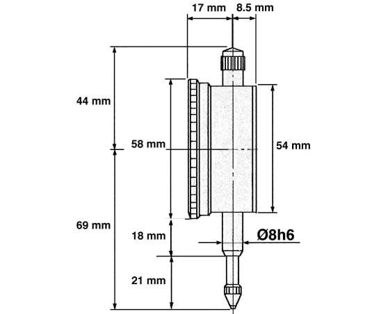 Reloj comparador giratorio analógico 58 mm Limit Reloj comparador giratorio analógico 58 mm Limit