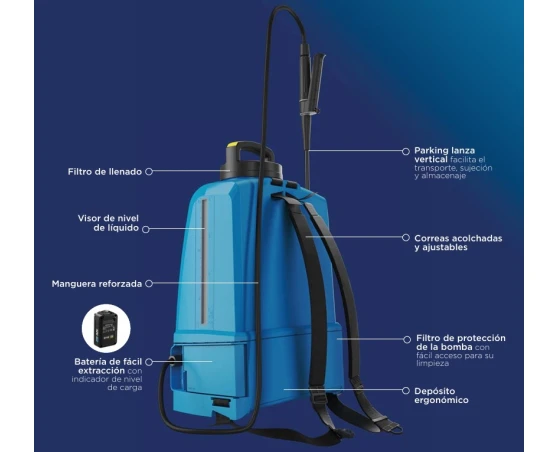 Pulverizador 12V Matabi Evolution e15 LT Pulverizador 12V Matabi Evolution e15 LT