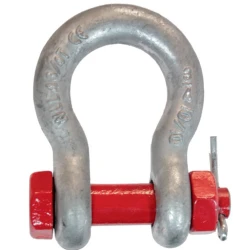 Grillete lira pasador alta resistencia galvanizado carga reducida