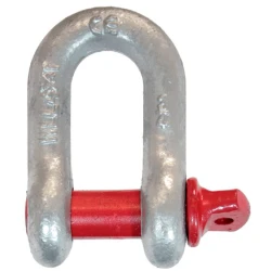 Grillete recto alta resistencia galvanizado carga reducida