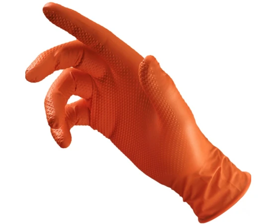 Guantes desechables nitrilo Garaje Monkey naranja Guantes desechables nitrilo Garaje Monkey naranja