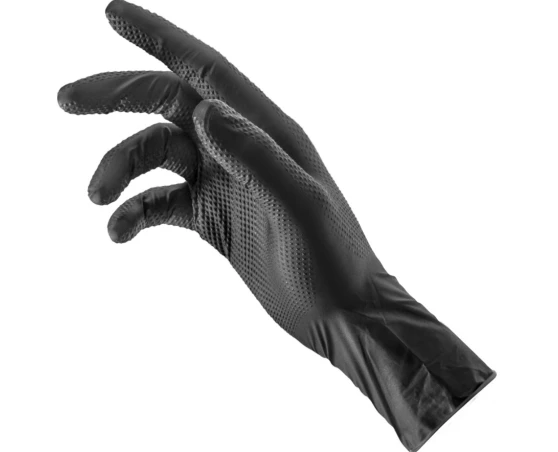 Guantes desechables nitrilo Garaje Monkey negro Guantes desechables nitrilo Garaje Monkey negro