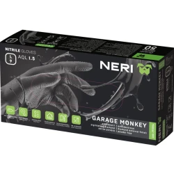 Guantes desechables nitrilo Garaje Monkey negro Guantes desechables nitrilo Garaje Monkey negro