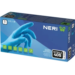 Guantes desechables nitrilo Neri 40S azul 100uds Guantes desechables nitrilo Neri 40S azul 100uds