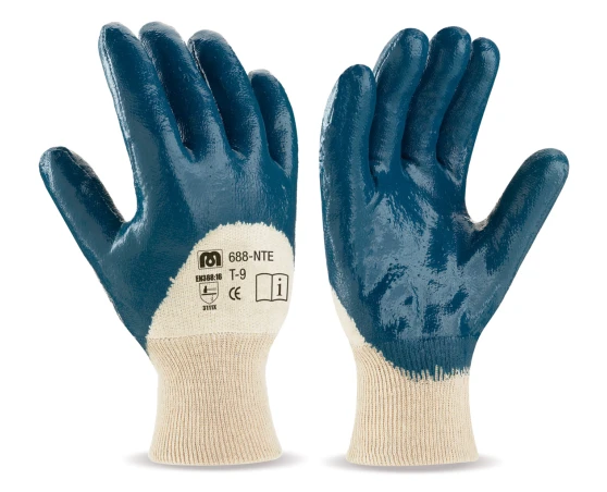 Guantes Nitrilo con algodón Marca 688