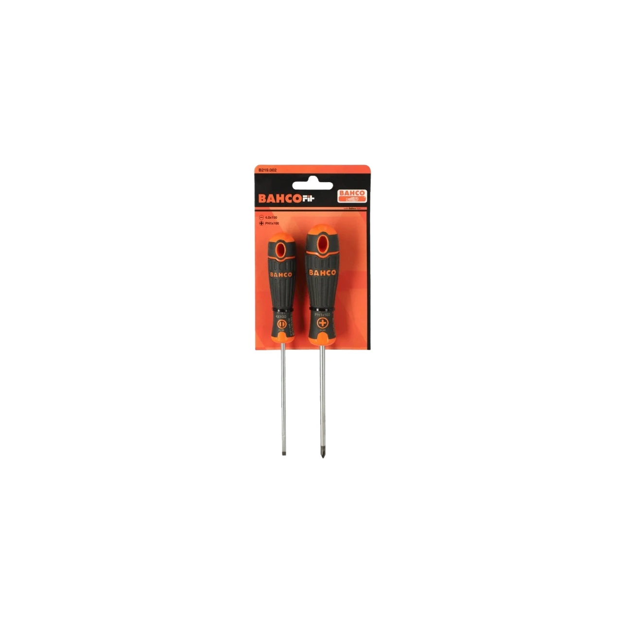 Pack destornilladores 2pcs PL/PH Bahco Fit