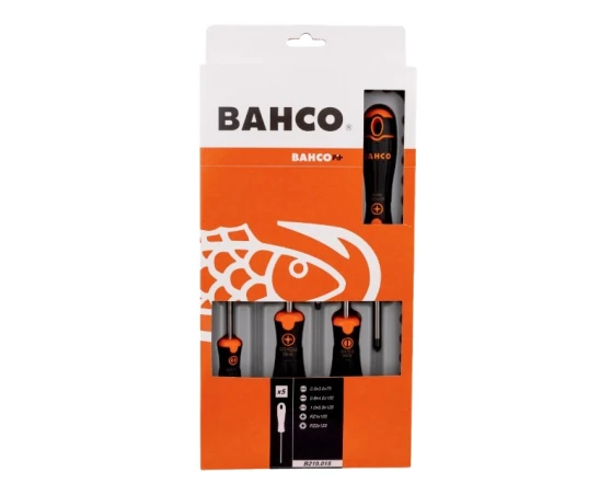 Pack destornilladores 5 pcs PL/PZ Bahco Fit