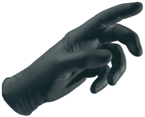 Guantes desechables nitrilo Neri 55S negro 100uds